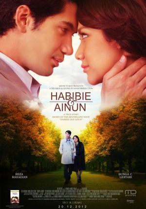Poster for a hugely popular 2012 film about Yusuf Habibie and his wife Hasri Ainun Besari Diaspora power